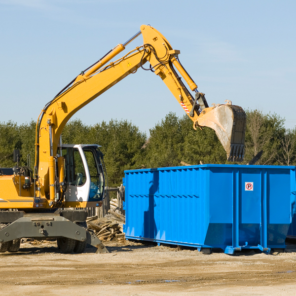 can i choose the location where the residential dumpster will be placed in Brandermill VA